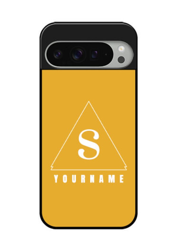 Google Pixel 9 Pro Xl Custom Glass Phone Case - Simple Triangle Design