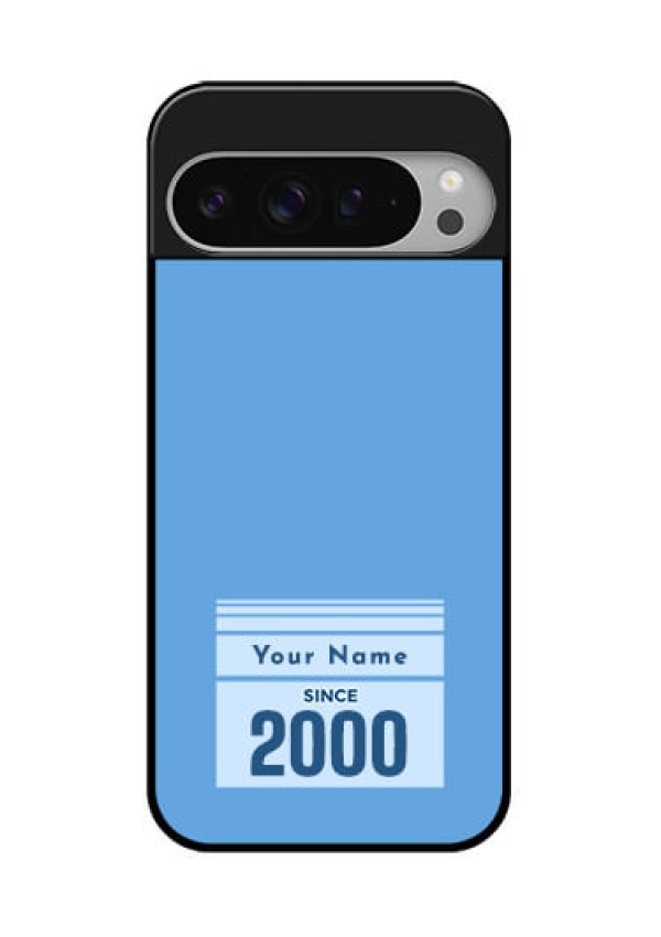 Google Pixel 9 Pro Xl Custom Glass Phone Case - Custom Year Of Birth Design