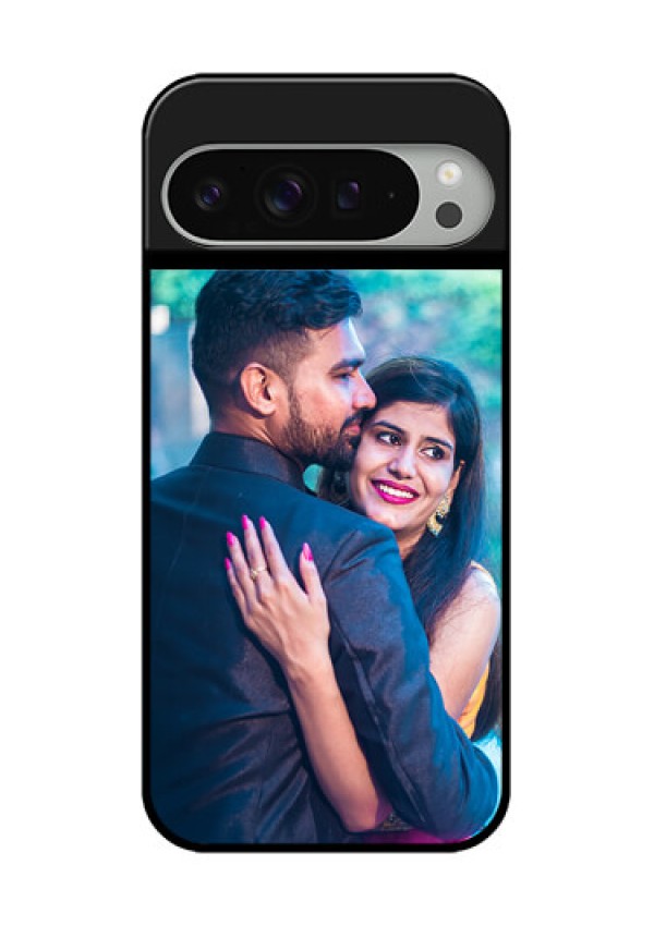 Google Pixel 9 Pro Xl Custom Glass Phone Case - Upload Full Picture With Custom Color Design