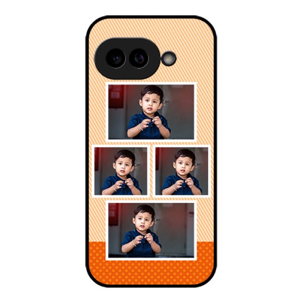 Pixel 9A 5G Custom Glass Phone Case - Bulk Photos Upload Design