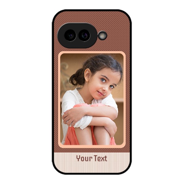 Pixel 9A 5G Custom Glass Phone Case - Simple Pic Upload Design