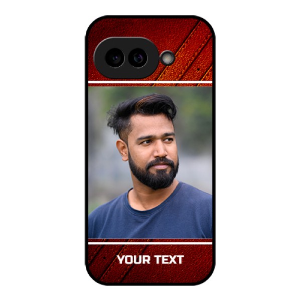 Pixel 9A 5G Custom Glass Phone Case - Leather Phone Case Design