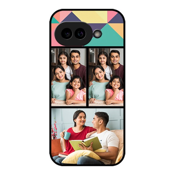 Pixel 9A 5G Custom Glass Phone Case - Bulk Pic Upload Design