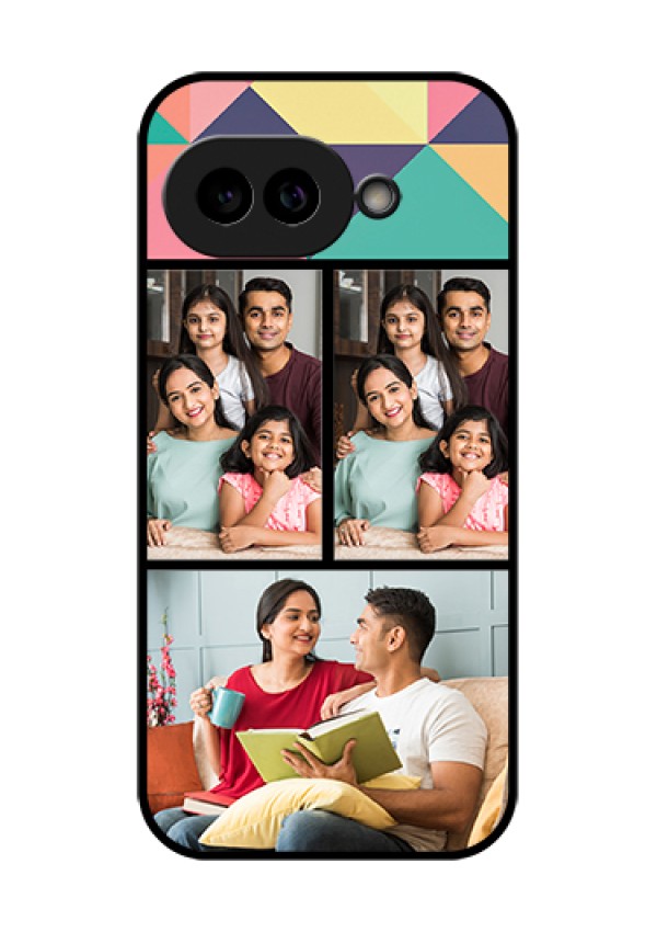 Pixel 9A 5G Custom Glass Phone Case - Bulk Pic Upload Design