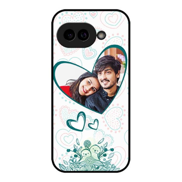 Pixel 9A 5G Custom Glass Phone Case - Premium Couple Design