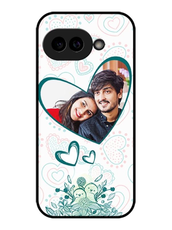 Custom Pixel 9A 5G Custom Glass Phone Case - Premium Couple Design