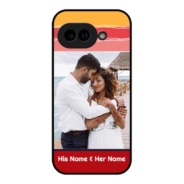 Pixel 9A 5G Custom Glass Phone Case - Colorful Case Design