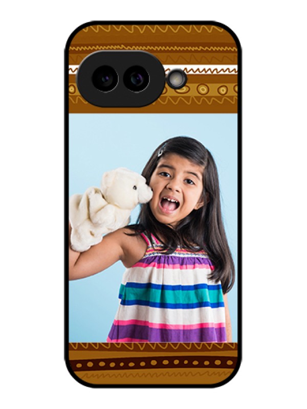 Custom Pixel 9A 5G Custom Glass Phone Case - Friends Picture Upload Design