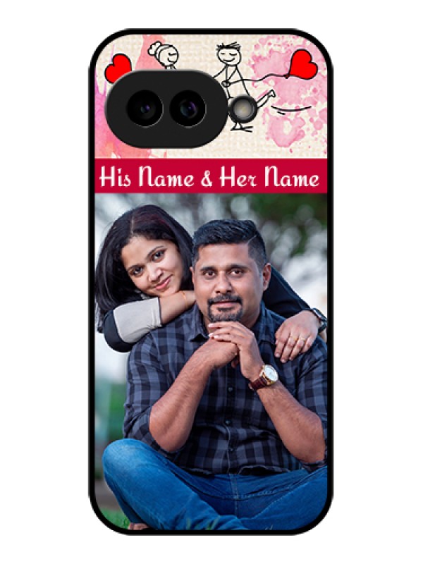 Custom Pixel 9A 5G Custom Glass Phone Case - You And Me Case Design