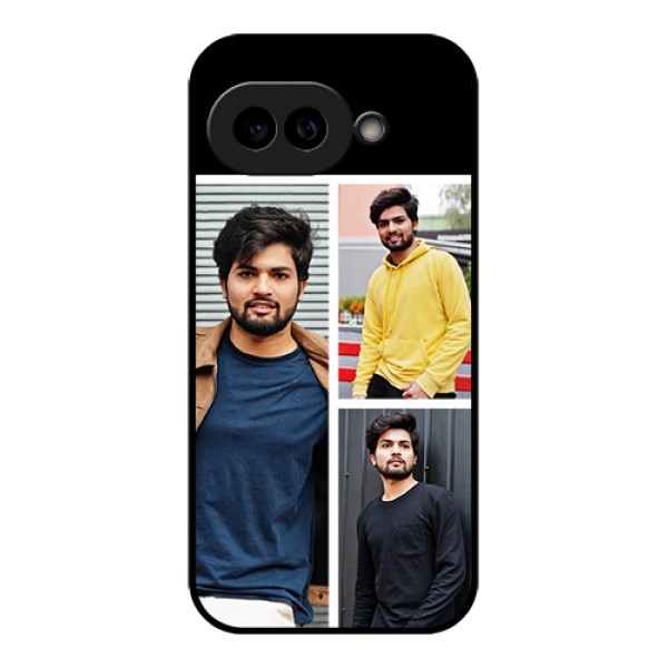 Pixel 9A 5G Custom Glass Phone Case - Upload Multiple Picture Design