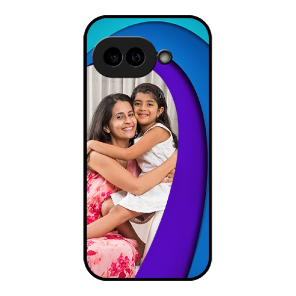 Pixel 9A 5G Custom Glass Phone Case - Simple Pattern Design