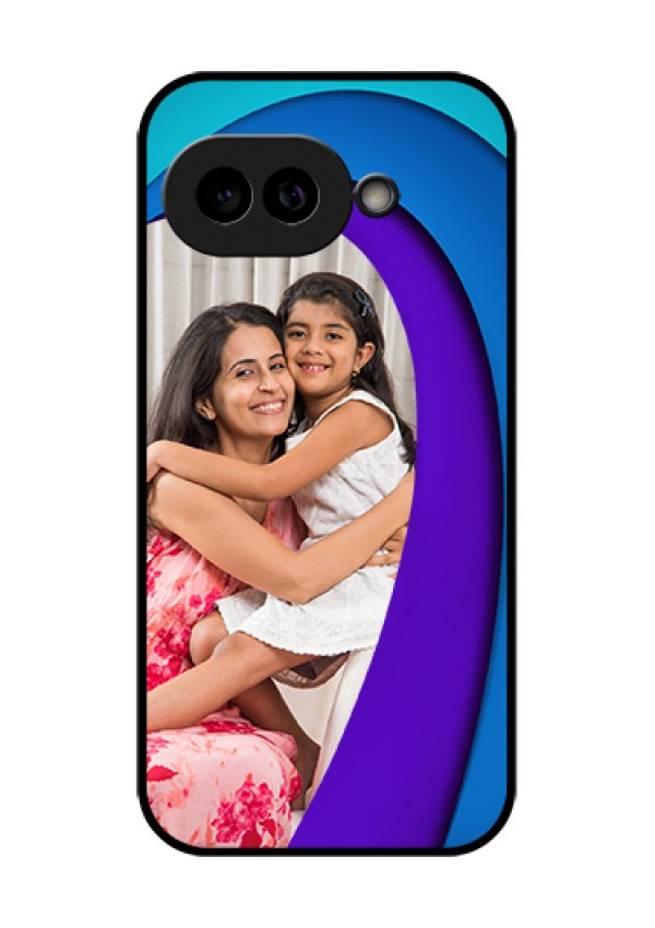 Pixel 9A 5G Custom Glass Phone Case - Simple Pattern Design
