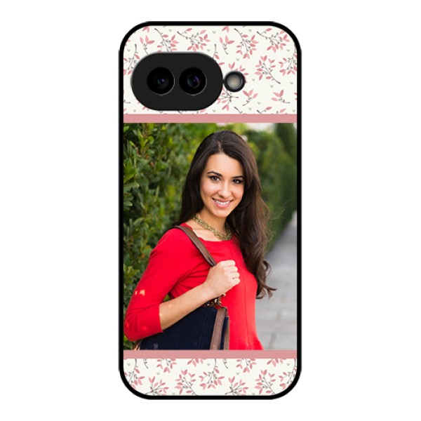 Pixel 9A 5G Custom Glass Phone Case - Stunning Floral Design
