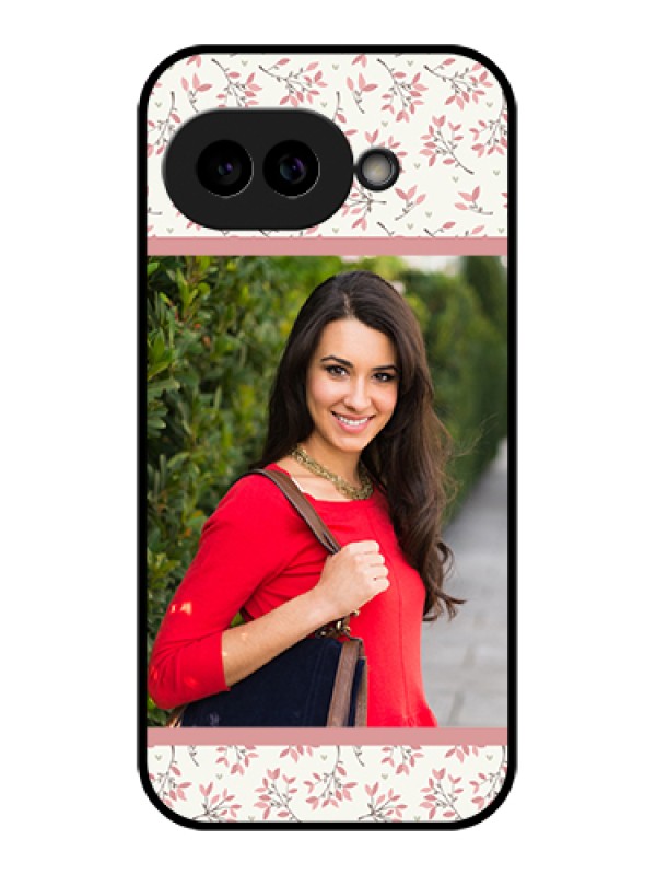 Custom Pixel 9A 5G Custom Glass Phone Case - Stunning Floral Design