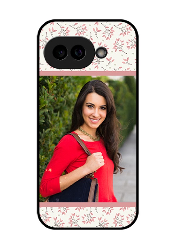 Pixel 9A 5G Custom Glass Phone Case - Stunning Floral Design