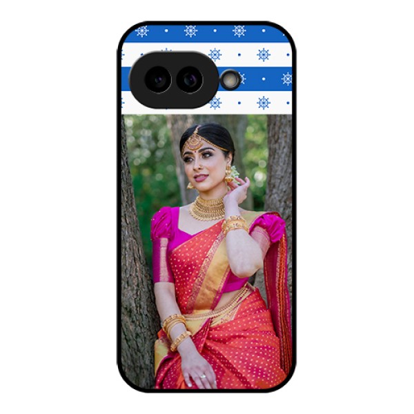 Pixel 9A 5G Custom Glass Phone Case - Snow Pattern Design