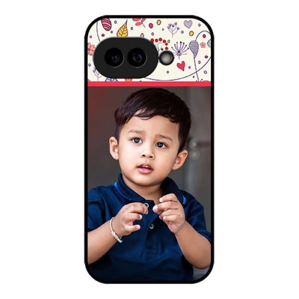Pixel 9A 5G Custom Glass Phone Case - Premium Floral Design