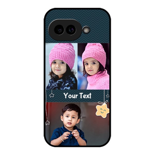 Pixel 9A 5G Custom Glass Phone Case - Hanging Stars Design
