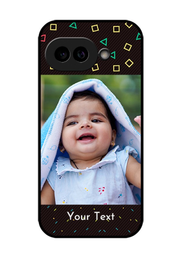 Pixel 9A 5G Custom Glass Phone Case - With Confetti Birthday Design