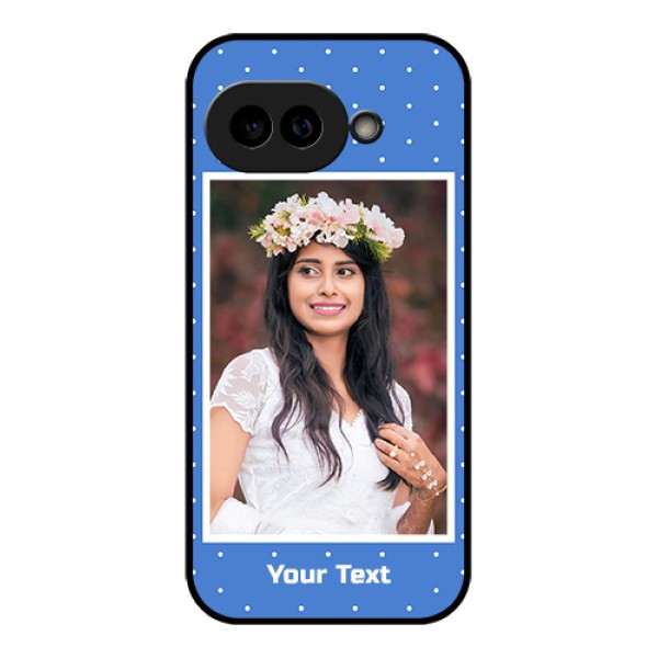 Pixel 9A 5G Custom Glass Phone Case - Polka Dots Design