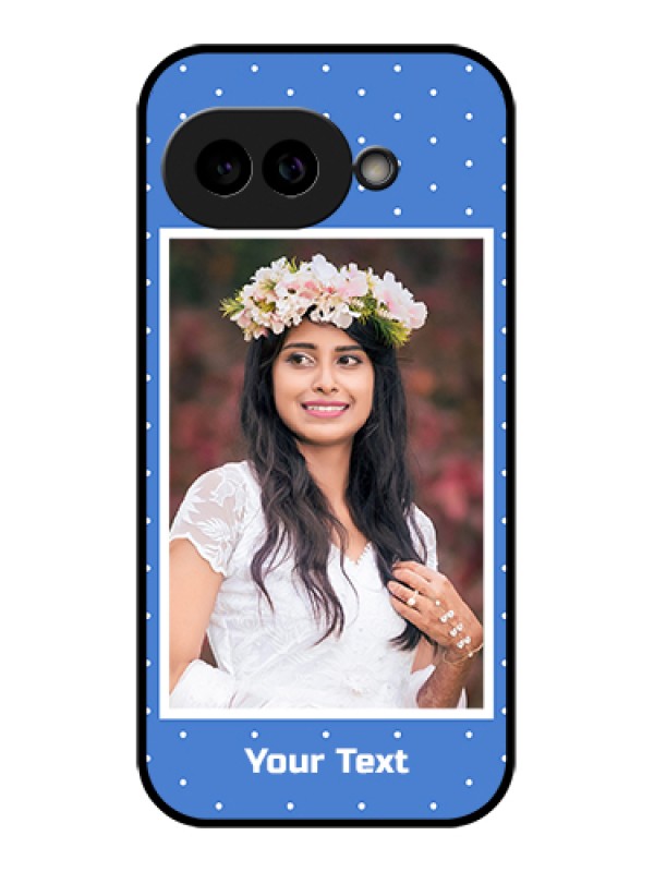 Custom Pixel 9A 5G Custom Glass Phone Case - Polka Dots Design