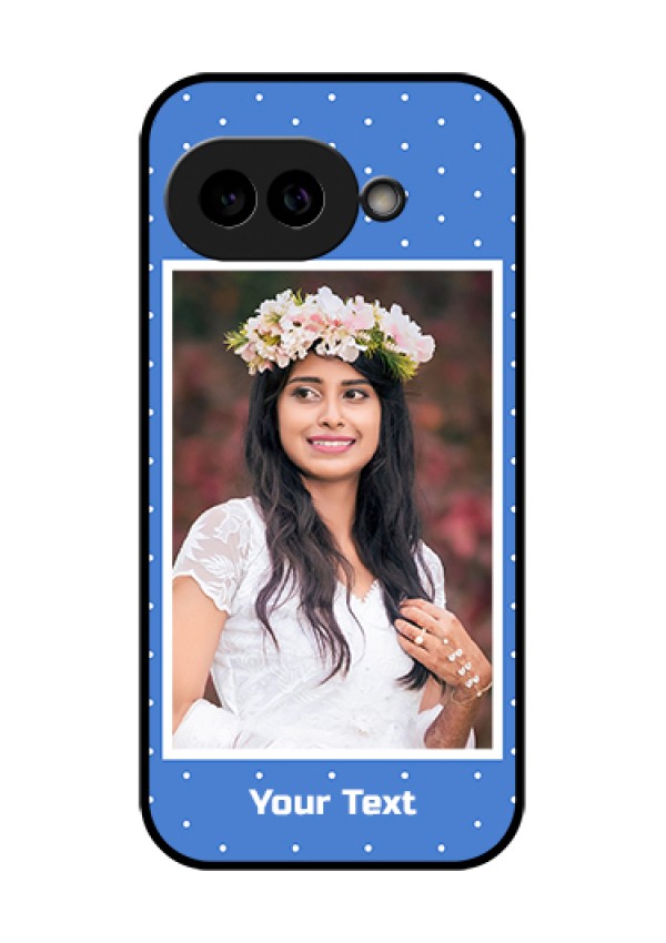 Pixel 9A 5G Custom Glass Phone Case - Polka Dots Design