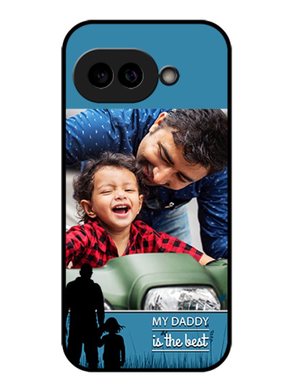 Custom Pixel 9A 5G Custom Glass Phone Case - Best Dad Design