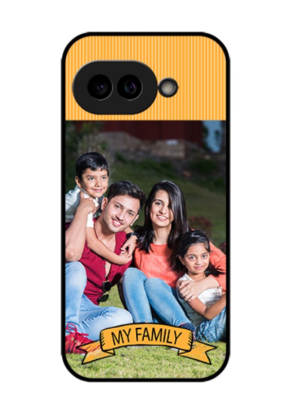 Pixel 9A 5G Custom Glass Phone Case - My Family Design