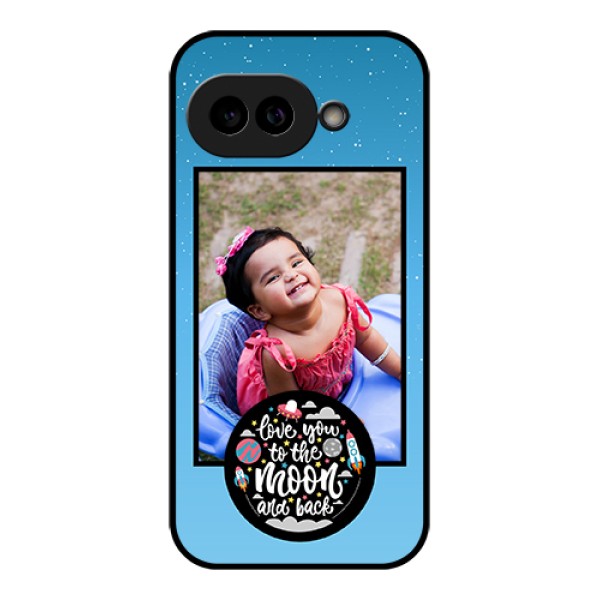 Pixel 9A 5G Custom Glass Phone Case - Wave Pattern Colorful Design