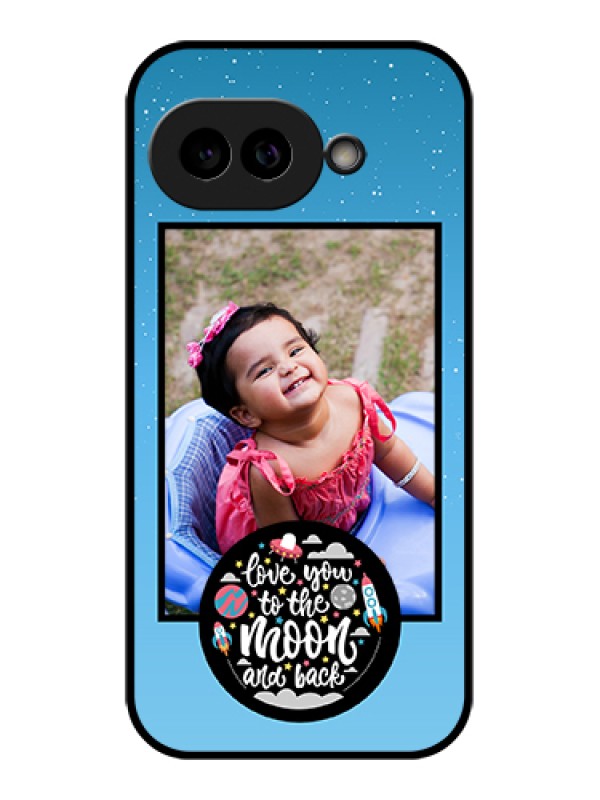 Custom Pixel 9A 5G Custom Glass Phone Case - Wave Pattern Colorful Design