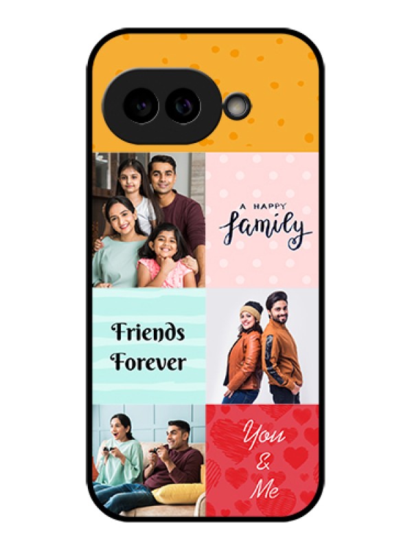 Custom Pixel 9A 5G Custom Glass Phone Case - Images With Quotes Design