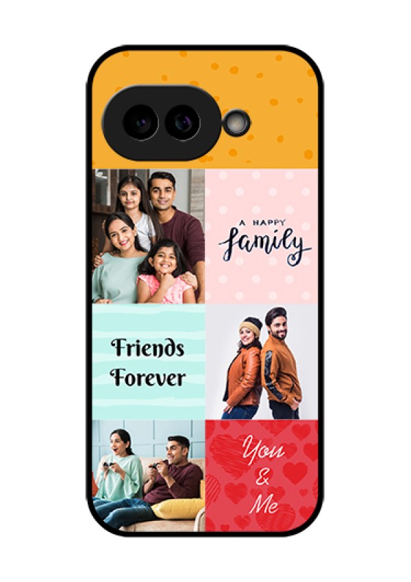 Pixel 9A 5G Custom Glass Phone Case - Images With Quotes Design