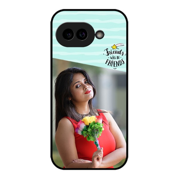 Pixel 9A 5G Custom Glass Phone Case - Friends Picture Icon Design