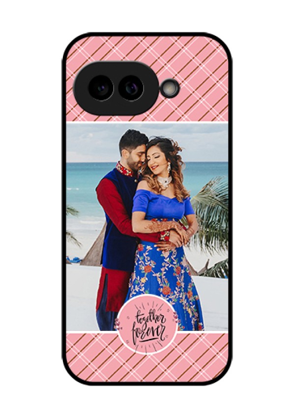 Pixel 9A 5G Custom Glass Phone Case - Together Forever Design