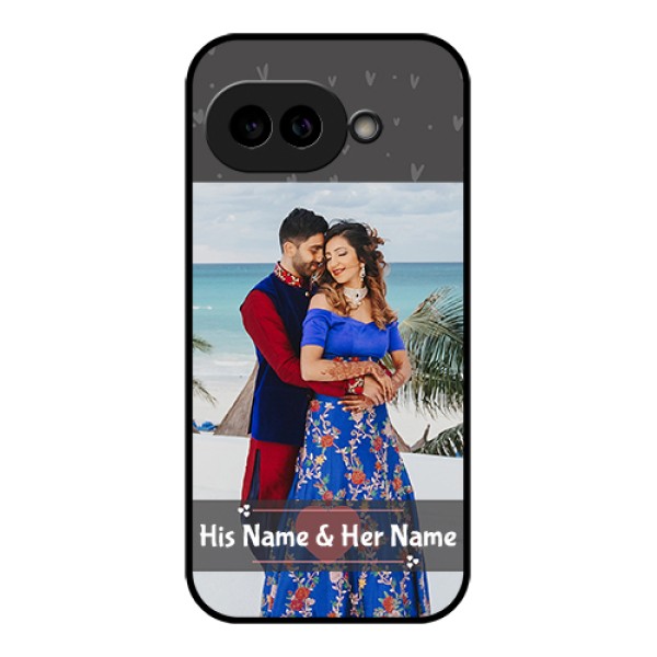 Pixel 9A 5G Custom Glass Phone Case - Buy Love Design With Photo Online