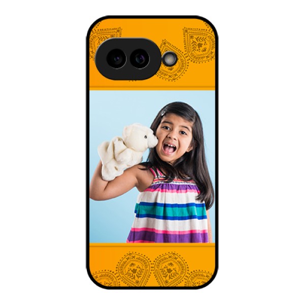 Pixel 9A 5G Custom Glass Phone Case - Photo Wedding Design