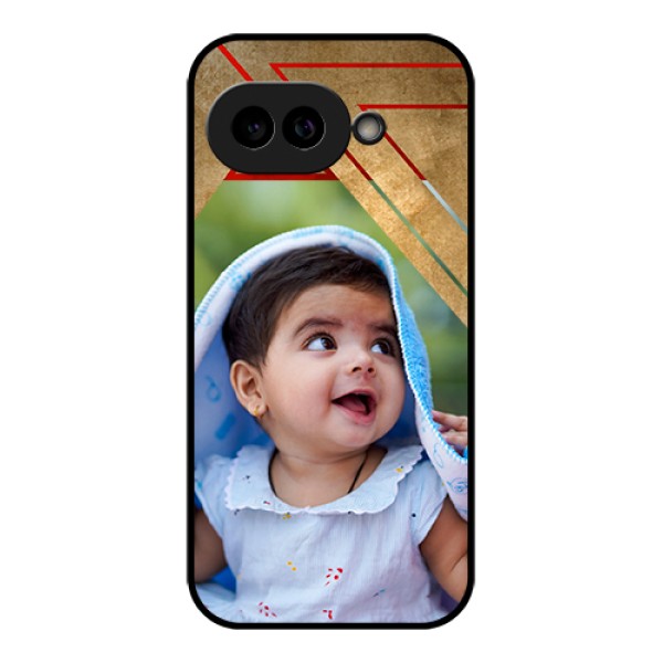Pixel 9A 5G Custom Glass Phone Case - Gradient Abstract Texture Design