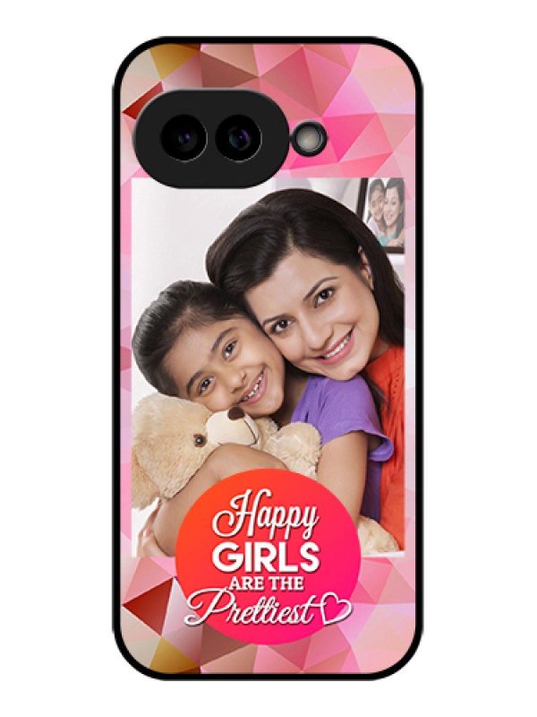 Custom Pixel 9A 5G Custom Glass Phone Case - Abstract Triangle Design