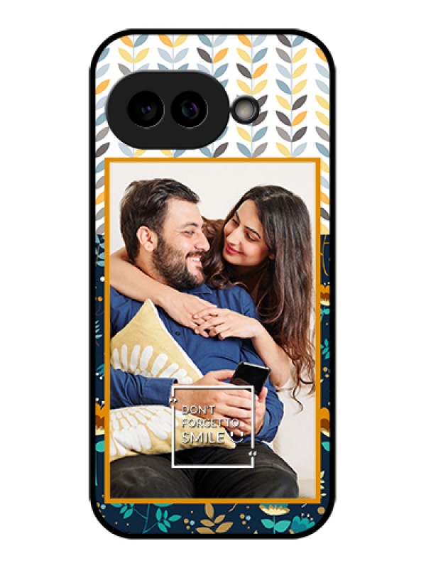 Custom Pixel 9A 5G Custom Glass Phone Case - Pattern Design