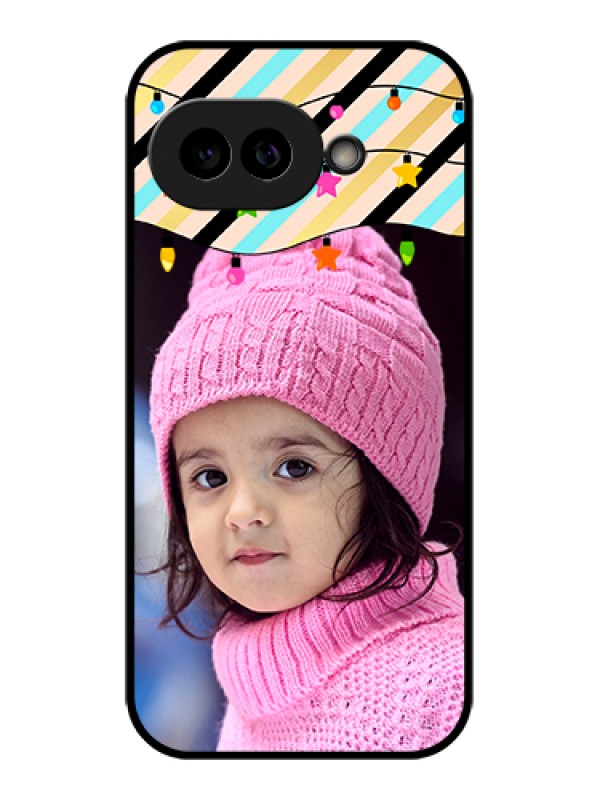 Custom Pixel 9A 5G Custom Glass Phone Case - Lights Hanging Design