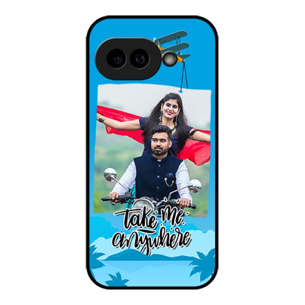 Pixel 9A 5G Custom Glass Phone Case - Traveller Design