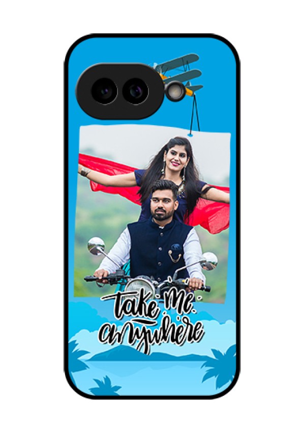 Pixel 9A 5G Custom Glass Phone Case - Traveller Design