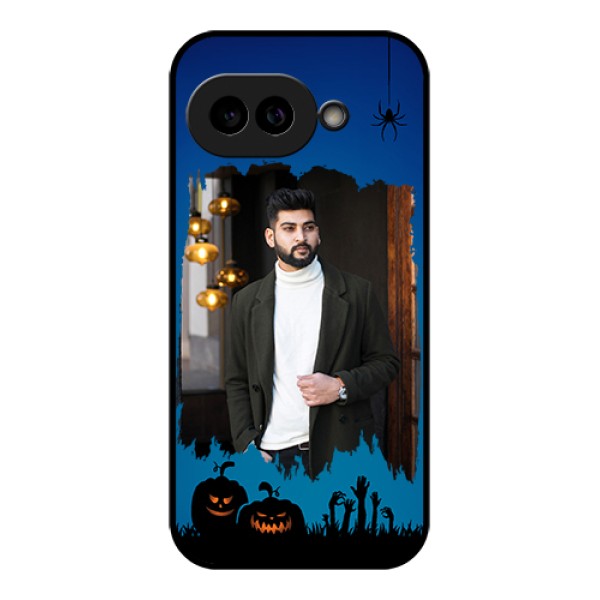 Pixel 9A 5G Custom Glass Phone Case - With Pro Halloween Design