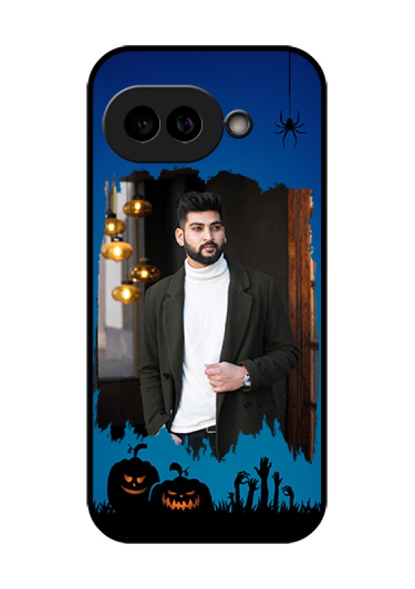 Pixel 9A 5G Custom Glass Phone Case - With Pro Halloween Design