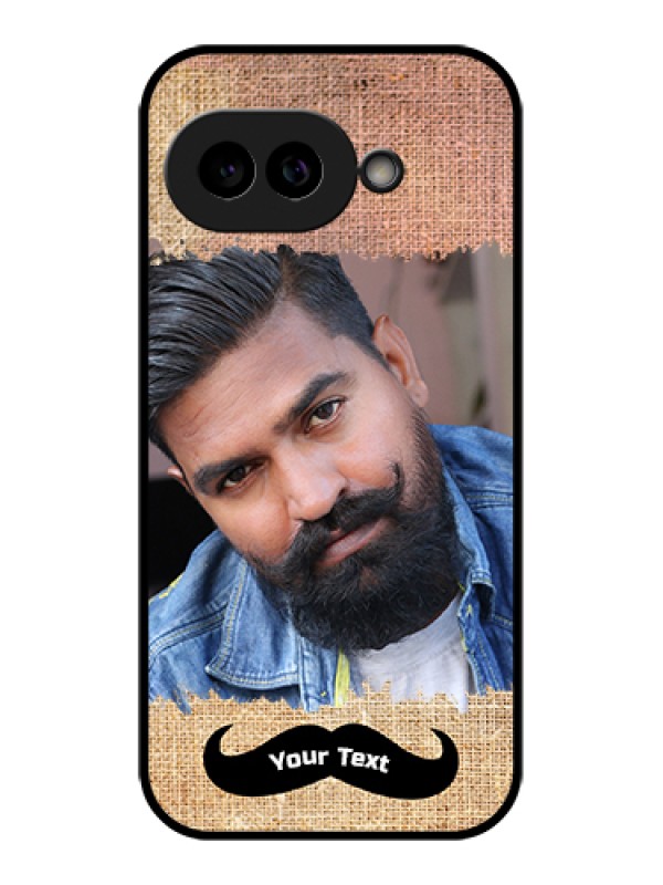 Custom Pixel 9A 5G Custom Glass Phone Case - With Texture Design