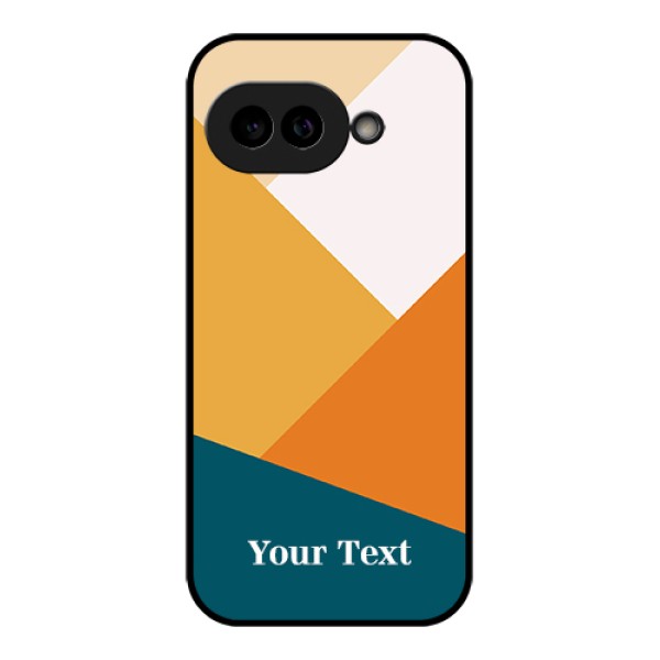 Pixel 9A 5G Custom Glass Phone Case - Stacked Multi - Colour Design