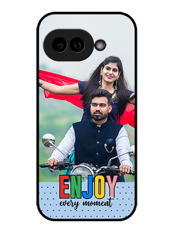 Custom Pixel 9A 5G Custom Glass Phone Case - Enjoy Every Moment Design