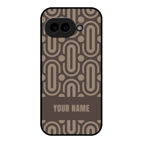 Pixel 9A 5G Custom Glass Phone Case - Captivating Zero Pattern Design