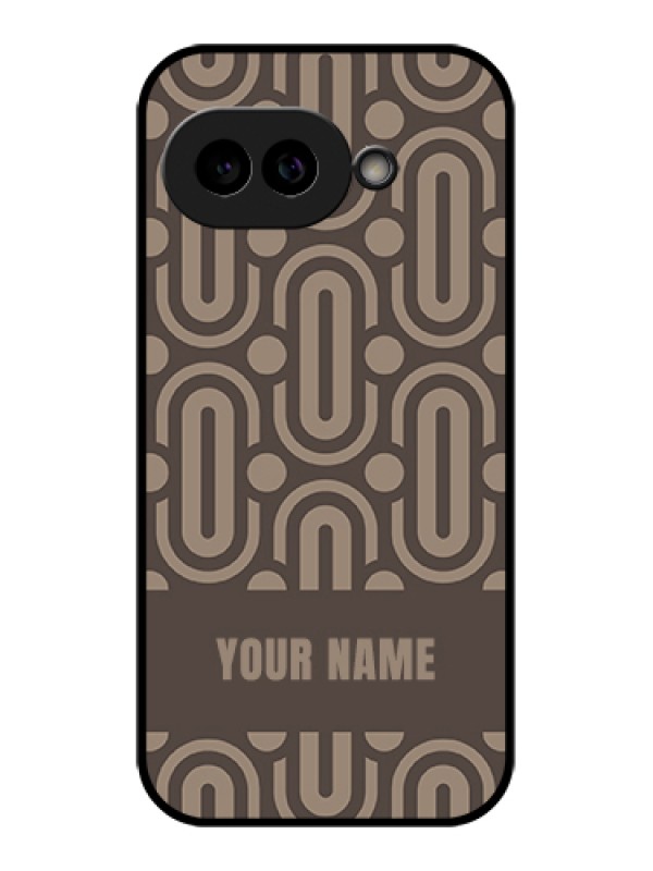 Custom Pixel 9A 5G Custom Glass Phone Case - Captivating Zero Pattern Design