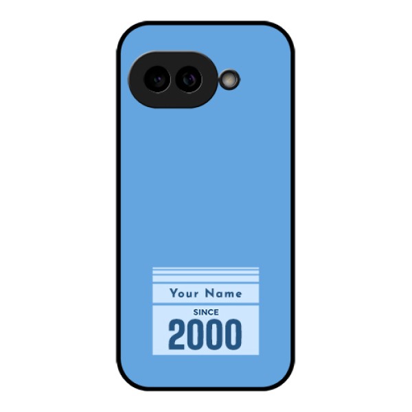 Pixel 9A 5G Custom Glass Phone Case - Custom Year Of Birth Design